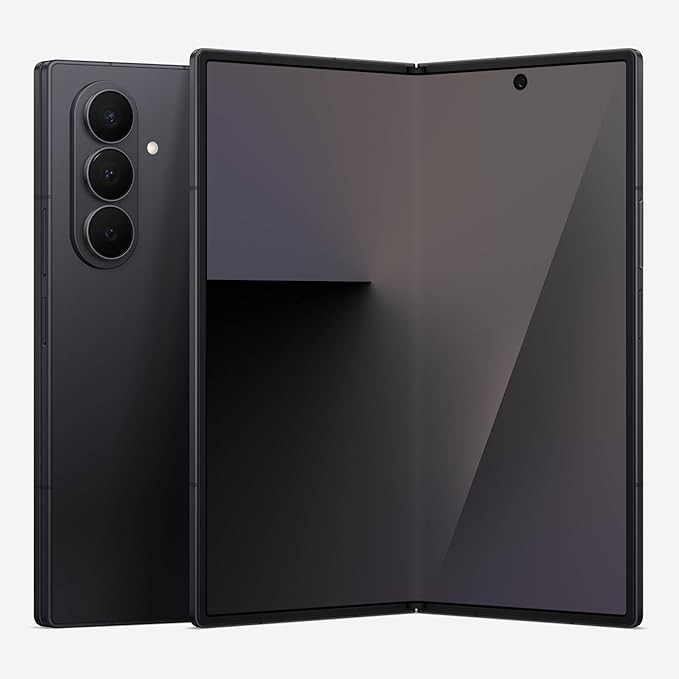 Samsung Galaxy Z Fold7 phone, 512GB AI smartphone, unlocked Android, AI photo editing, large screen, long battery life, 2025, manufacturer's one-year warranty in the US, JetBlack