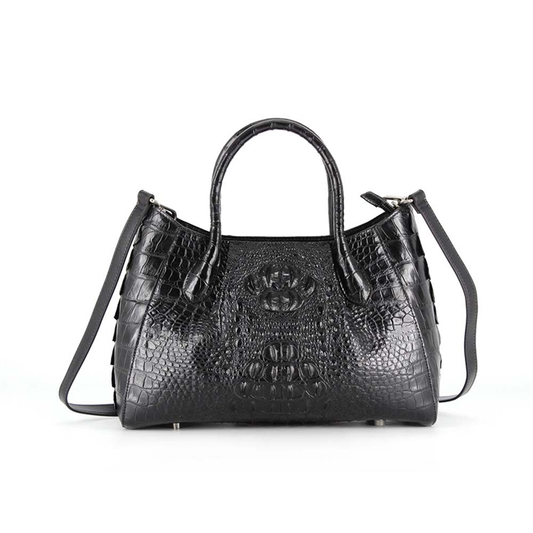Wholesale cheapest high quality private label elegance stylish bag crocodile embossed leather women 