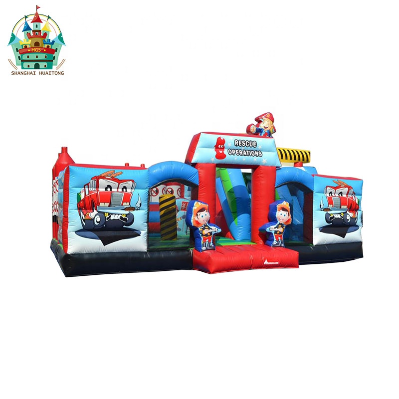 2022 Popular Game Outdoor Adult Inflatable Bouncer Obstacle Games Course amusement Sport Games